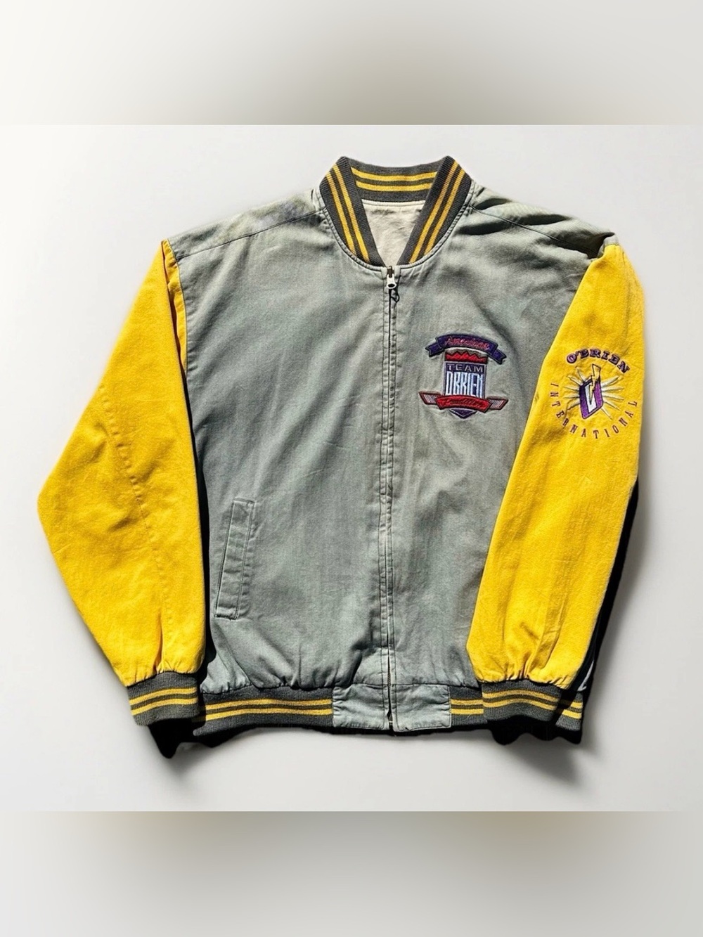 Vintage O'Brien Men's Varsity Jacket Rare 90’s Pro Billabong Quiksilver